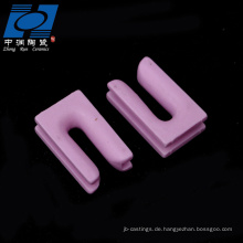 Aluminiumoxidkeramik U-Typ rosa Teil